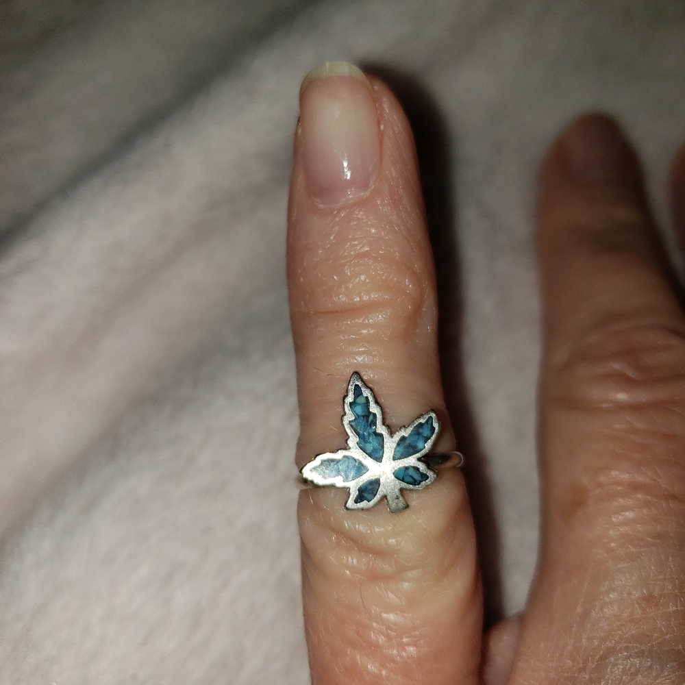 SS turquoise ring